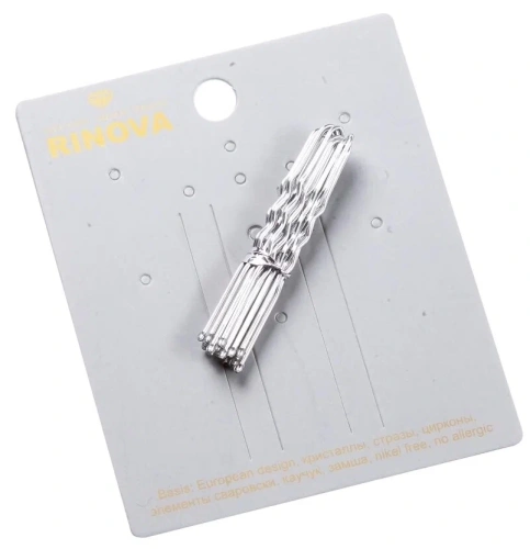 RINOVA Шпильки д/волос, серебряная, 5-6 см, 10 шт 500718                                           