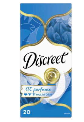 DISCREET прокладки ежедневные дышащие 20шт AD/010/039/664