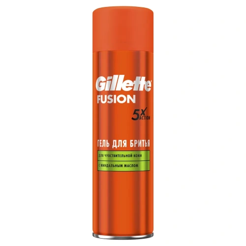 GILLETTE гель д/бритья fusion д/чувств. кожи 200мл 294/268/946