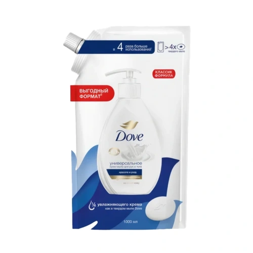 DOVE крем-мыло жидкое красота и уход 1000мл