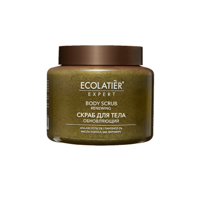 ECOLATIER Expert скраб д/тела обновляющий с aha-кислотами 450г