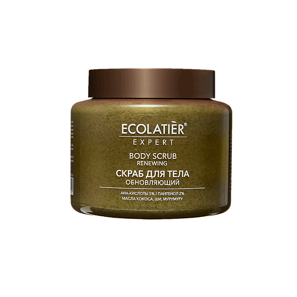 ECOLATIER Expert скраб д/тела обновляющий с aha-кислотами 450г