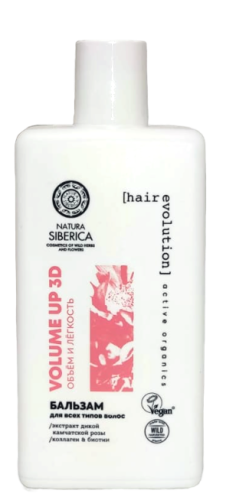 NS HAIR EVOLUTION бальзам д/всех типов волос объём и лёгкость 270мл 0942