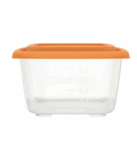 Контейнер гурман заморозка/СВЧ цв.оранж. 1,1л 194*131*75см АП516/60                                