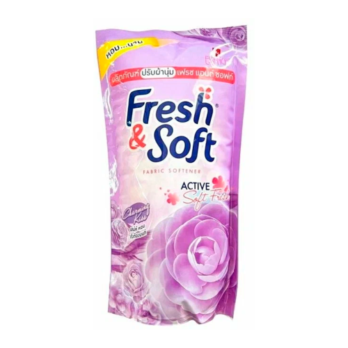 LION кондиционер д/белья essence fresh&soft violet romanc charming kiss мяг.уп. 500мл              