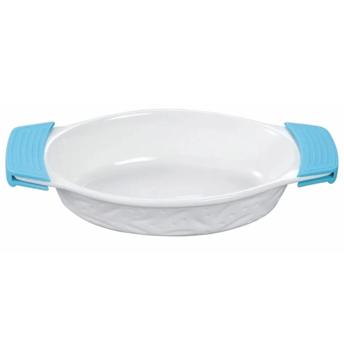 JEWEL форма д/запекания с силиконовыми ручками овальная 26см