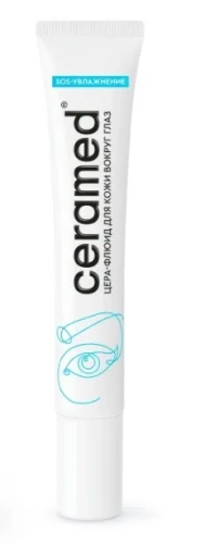 ЦЕРАМЕД цера-флюид д/кожи вокруг глаз sos-увлажнение 18мл