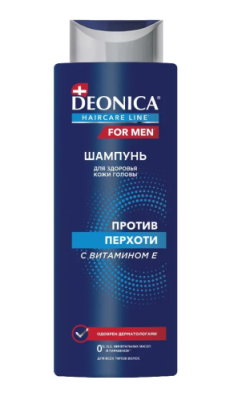 DEONICA MEN шампунь д/волос против перхоти 380мл