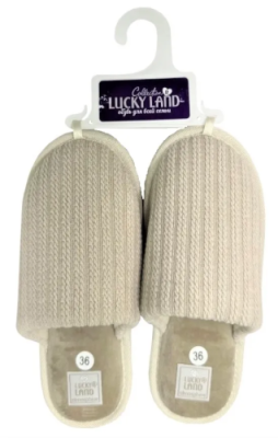 LUCKY LAND обувь домашняя женская пантолеты 4798 W-CH-C р.36