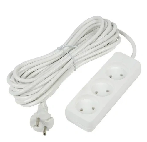 UNIEL удлинитель без заземления 10A 3гн. 10м S-CU3-10 WHITE