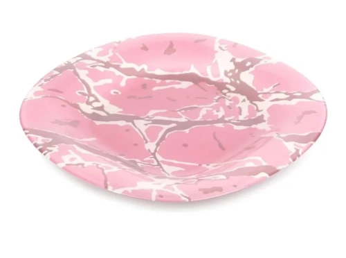 LUMINARC тарелка десертная марбл пинк сильвер 19см