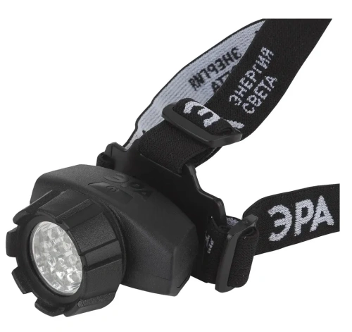 ЭРА фонарь налобный светодиодный 4 режима черный GB-603