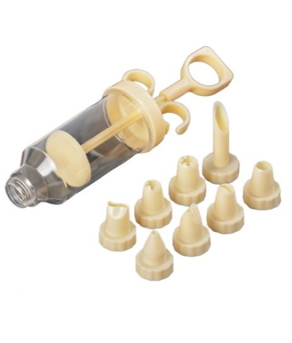 Шприц кондитерский сластена 8 насадок 17*5*5см 3619086