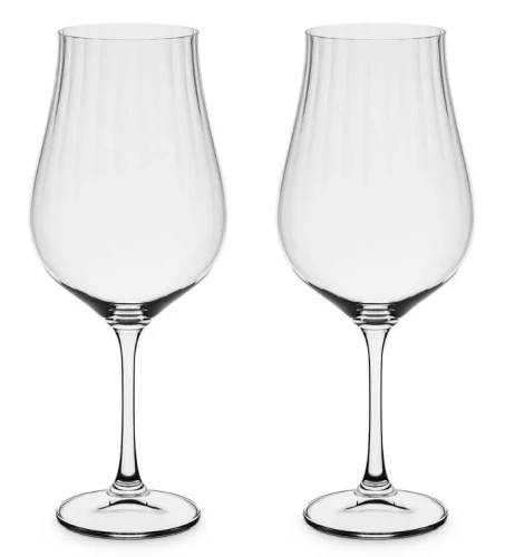 BOHEMIA Crystalite рюмка д/красного вина vireo optic 2шт 650мл