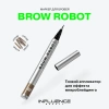 INFLUENCE BEAUTY маркер для бровей brow robot с т.кой кистью т.02
