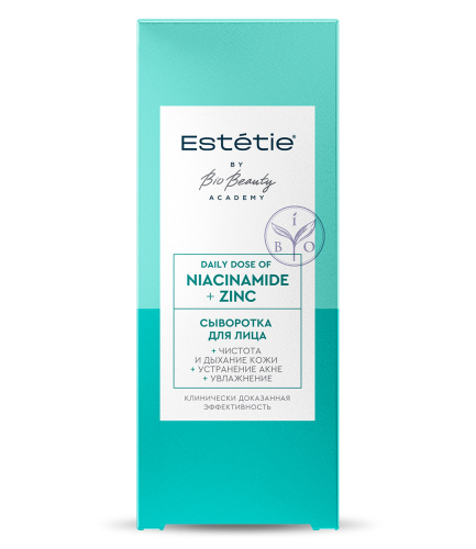 ESTETIE cыворотка д/лица niacinamide+zinc 30мл