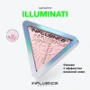 INFLUENCE BEAUTY хайлайтер illuminati с микроскопическими частицами бриллиантов т.02