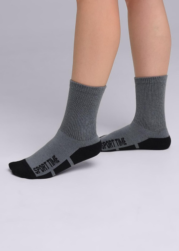 CLEVER носки детские термо плюш С301П серый р.22