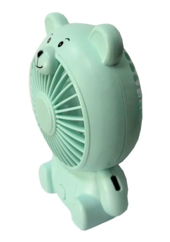 Вентилятор детский медведь настольный USB 8,8*12*4см JL-8889