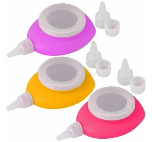 МУЛЬТИДОМ декоратор д/крема с 3 насадками 90мл DA80-373