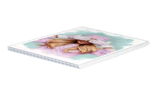 Блокнот А6 40л девушка в варежках клетка мягкий переплет 69591