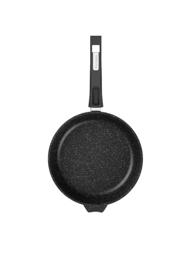 МЕЧТА сковорода 28см а/п съем.ручка гранит blaсk 028802