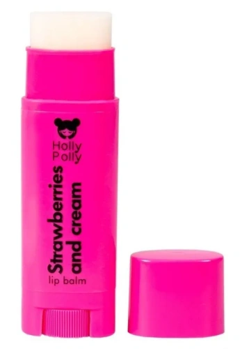 HOLLI POLLY бальзам д/губ crazy in love клубника со сливками 4,8г
