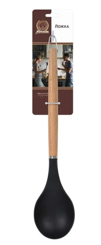 MARMITON ложка нейлоновая буковая ручка 32см 17771