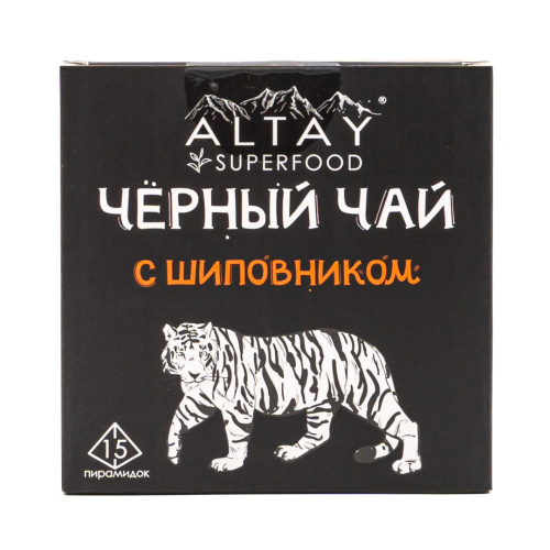 ALTAIVITA чай черный в пирамидках с шиповником в пирамидках 30г