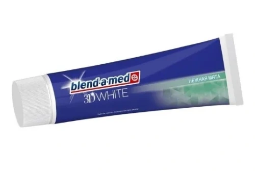 BLEND-A-MED паста зубная 3d white нежная мята 100мл 644/391/619