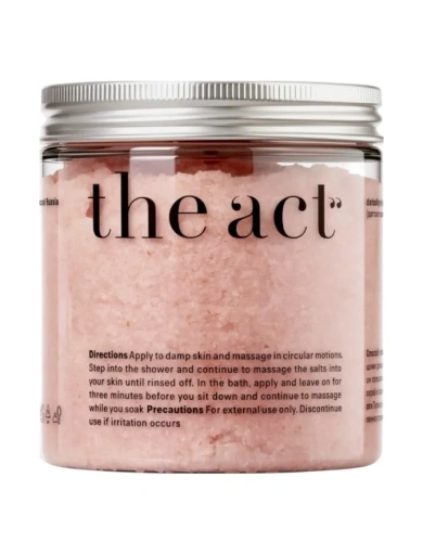 THE ACT детокс-скраб и соль д/ванны расслабляющий 2в1 грейпфрут 300г