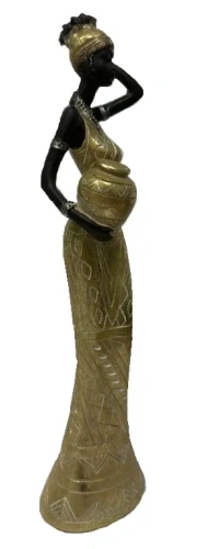 Фигура декоративная африканка 31*8*7см 2024-3413