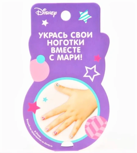 Набор маникюрный: наклейки д/ногтей кошечка 7587645