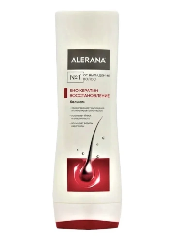 ALERANA бальзам-ополаскиватель д/волос био кератин 200мл