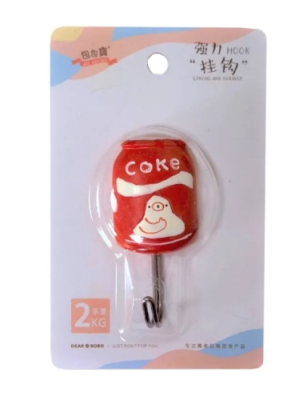 ILIKEGIFT крючок на липучке coke red