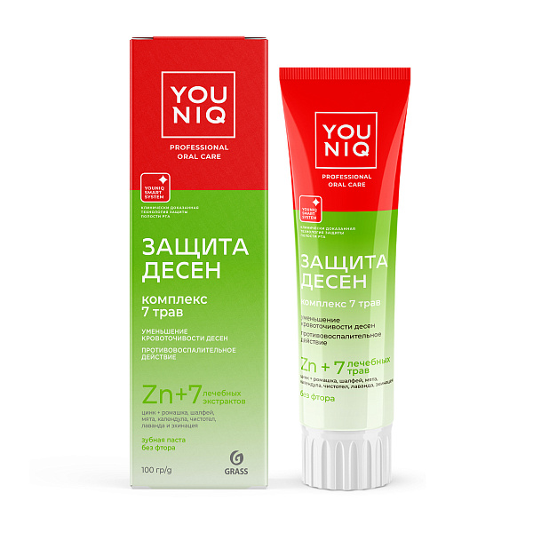 YOUNIQ паста зубная защита десен 100г