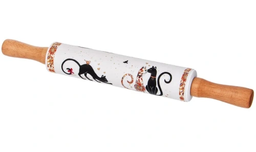 LEFARD Парижские коты скалка 43*5,4см 923-236