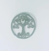 Брошь Дерево в круге цв.серебро нерж.сталь L 230676
