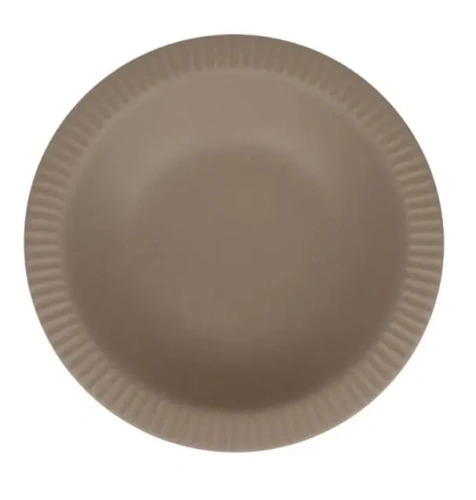 LAKOMO тарелка суповая collins grey-brown 21,3см