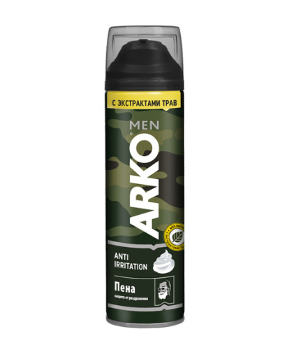 ARKO MEN пена д/бритья защита от раздражения anti-Irritation 200мл в0490