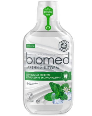 BIOMED ополаскиватель д/полости рта мятный шторм 500мл