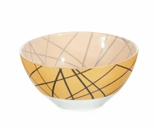 Салатник дизайн delnice gold 13см Q8805