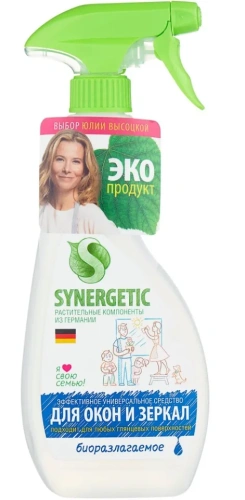 SYNERGETIC средство д/мытья стекол триггер 500мл