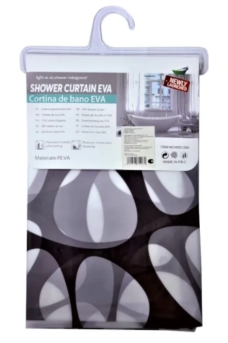 Штора для ванной 180*180см в ассорт ED25342