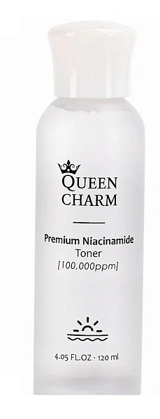 QUEEN CHARM тонер для выравнивания тона с ниацинамидом 10% 120мл