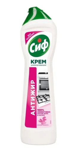 СИФ крем чистящий с частицами порошка aroma розовая свежесть 500мл