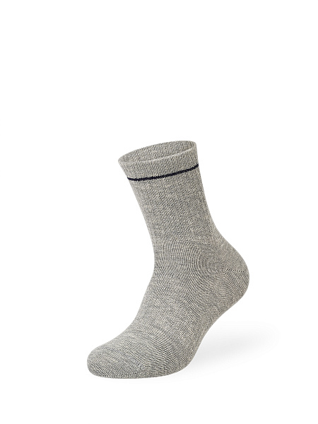 OMSA носки детские 21S05 с высокой резинкой grigio melange р.р.35-38