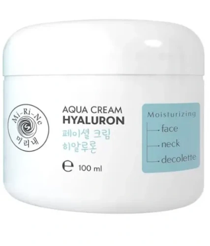 MI-RI-NE аквакрем увлажняющий д/кожи лица шеи и декольте hyaluron 100мл
