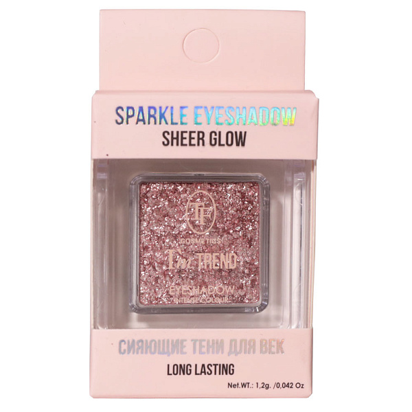 TRIUMPH тени для век одинарные eyeshadow intense colour I'm trend sparkle, тон 11