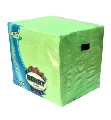 BERRY салфетки столовые сервировочные 2сл. 23*23см 100шт